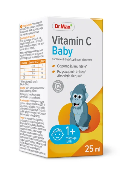 Dr. Max Vitamin C Baby picaturi, 25ml