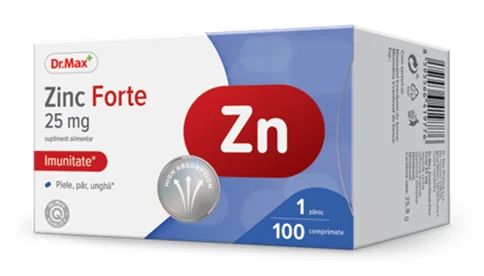 Dr. Max Zinc Forte 25mg, 100 comprimate filmate