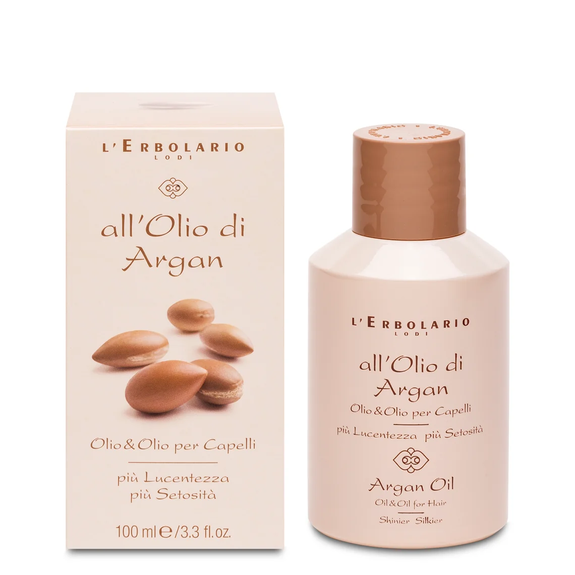 L'Erbolario Ulei pentru par cu extract de argan, 100ml