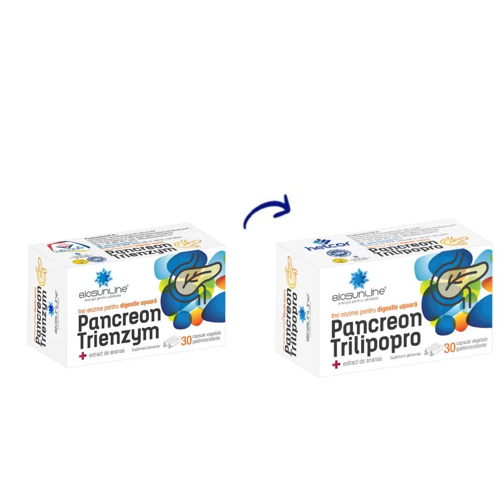 Pancreon Trilipopro, 30 capsule, BioSunLine
