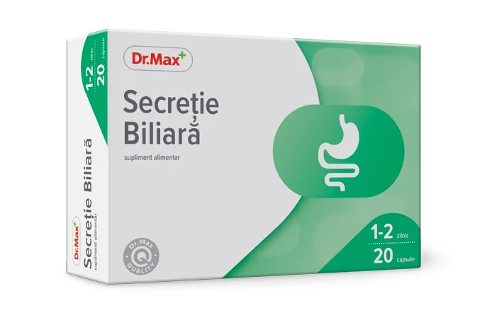 Dr. Max Secretie biliara, 20 capsule