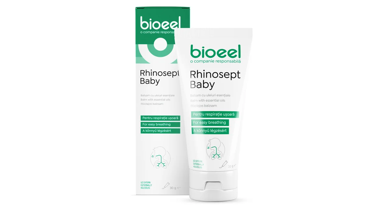 Rhinosept Baby balsam cu uleiuri esentiale, 30g, Bioeel