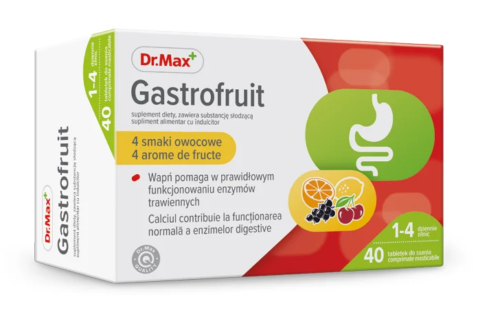 Dr. Max Gastrofruit, 40 comprimate masticabile