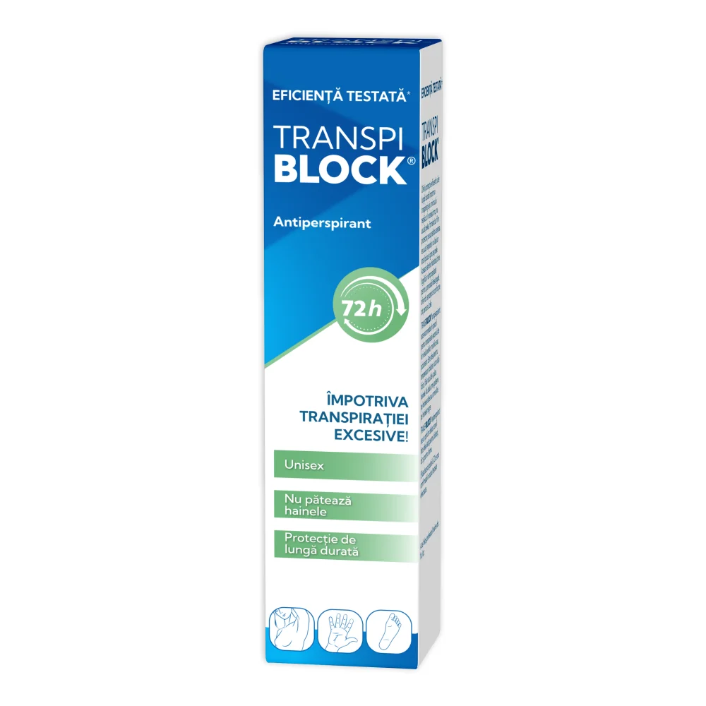 Deodorant spray, 150ml, Transpiblock