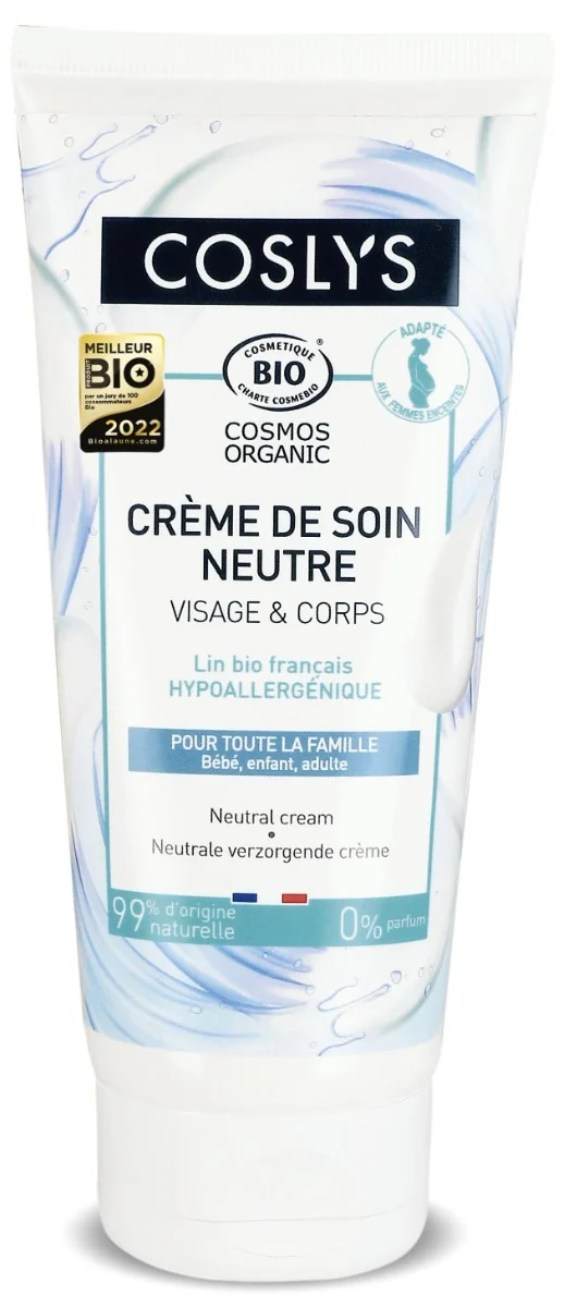 Crema bio cu extract de in pentru ten maini si corp, 200ml, Coslys