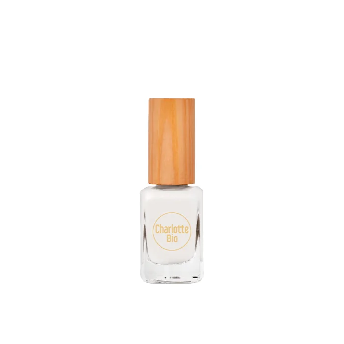 Lac vegan de unghii Blanc, 10ml, Charlotte Bio