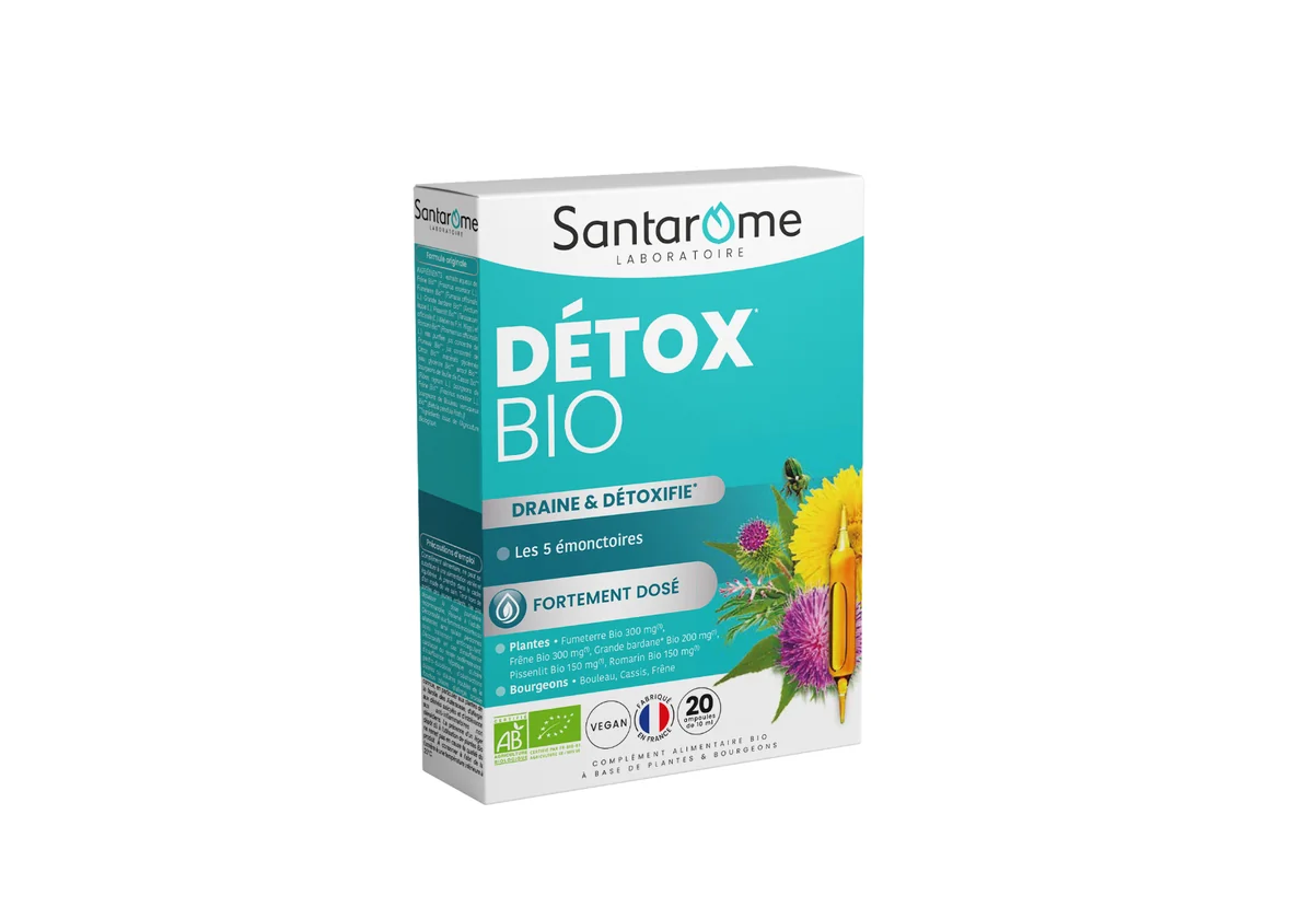 Detox Bio, 20 fiole, Santarome