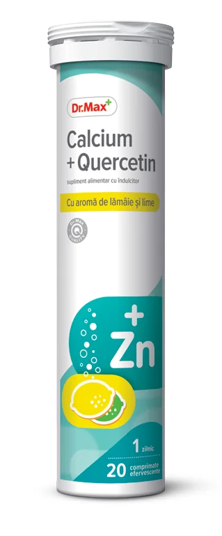Dr. Max Calcium + Quercetin, 20 comprimate efervescente