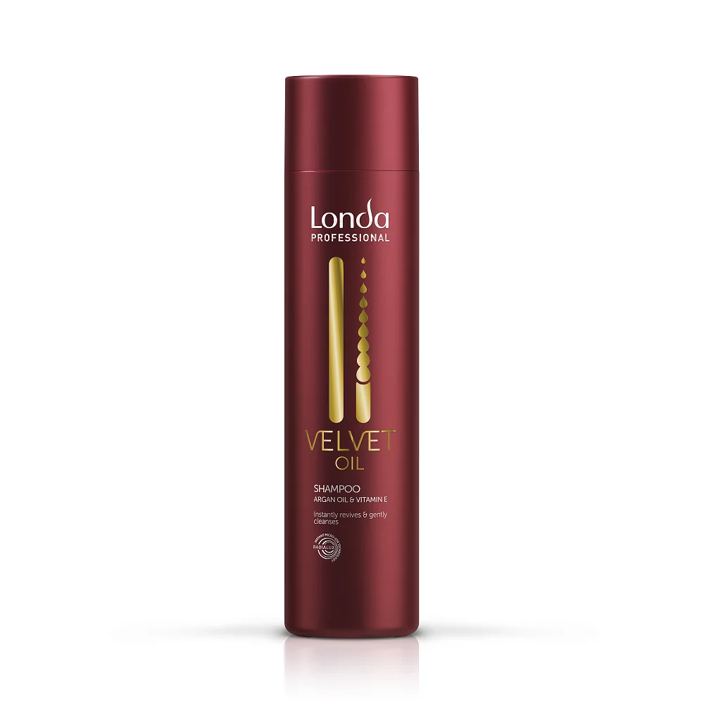 Sampon cu ulei de argan pentru par stralucitor Velvet Oil, 250ml, Londa Professional