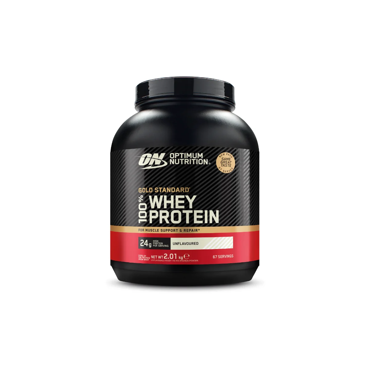 Pudra proteica proteine din zer 100% whey gold standard Fara aroma, 2.01kg, Optimum Nutrition