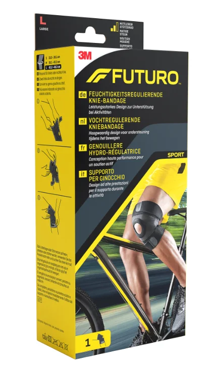 Genunchiera Sport Din Neopren, Marimea L, 43-48 Cm, Futuro