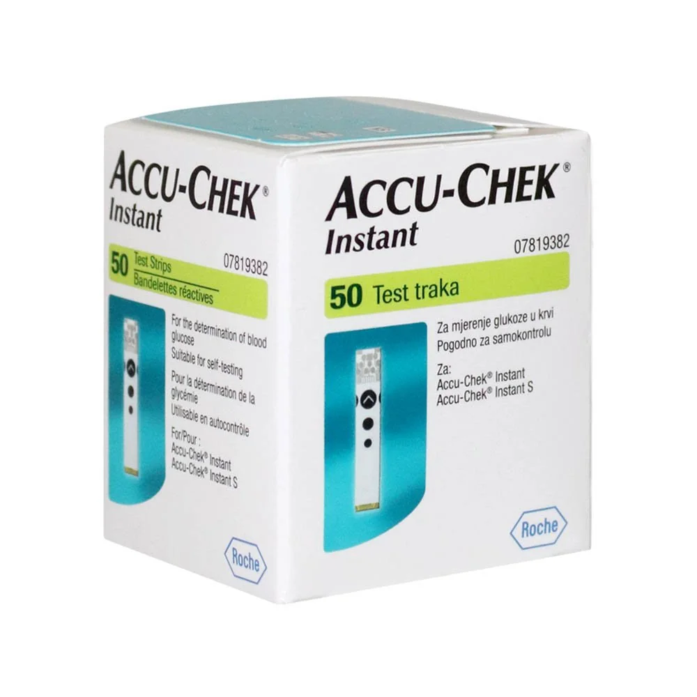 Teste Glucometru Accu-Chek Instant, 50 Bucati, Roche