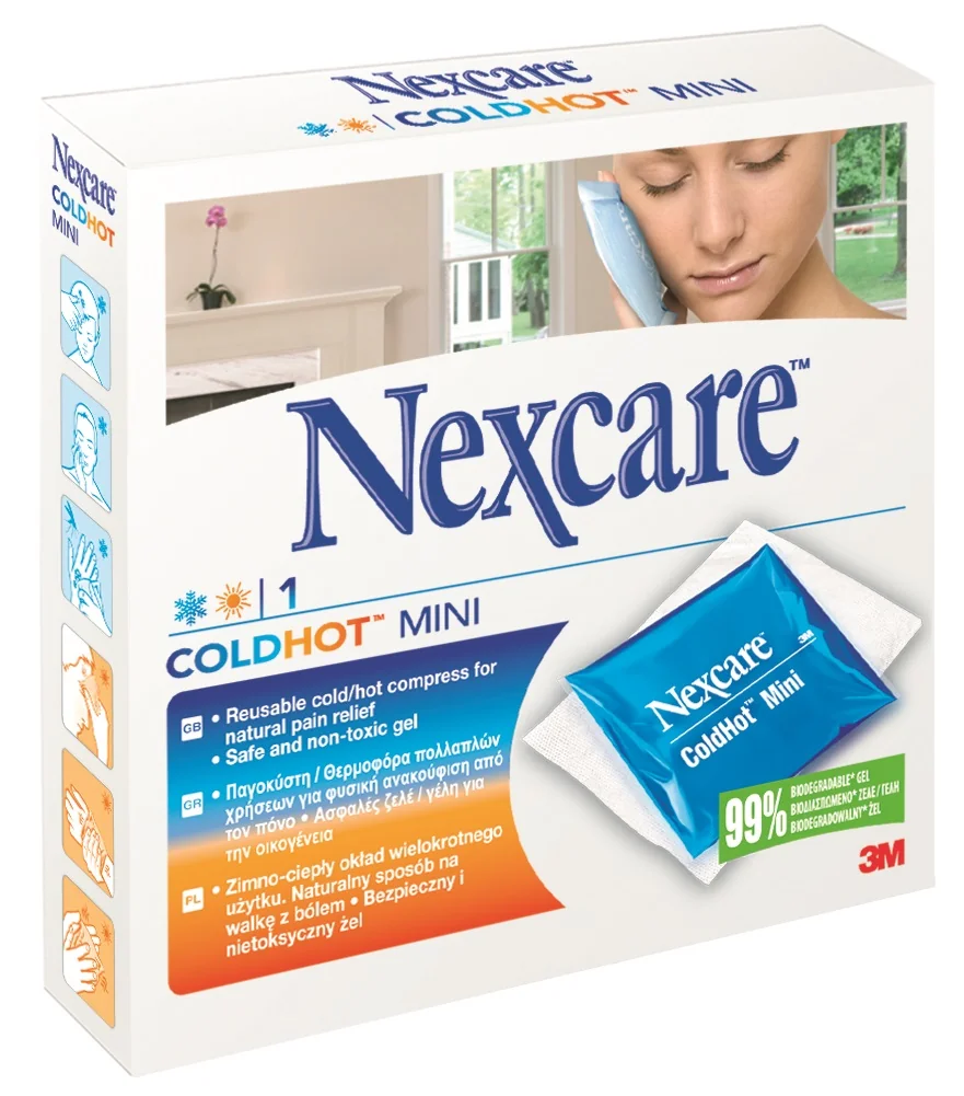 Compresa ColdHot Mini Pentru Terapie Cald/Rece, 10x26 Cm, Nexcare