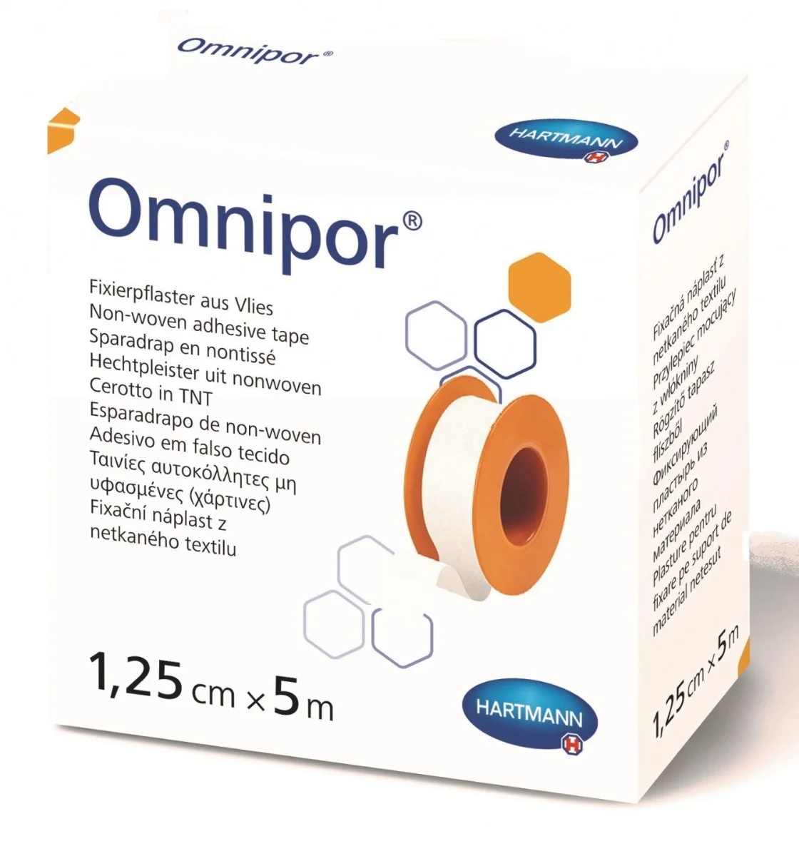 Plasture Hipoalergen Pe Suport De Hartie, 2.5cm x 5m, O Bucata, Omnipor