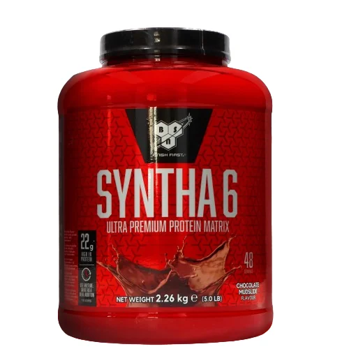 Pudra proteica proteine din zer izolat proteic BSN Syntha 6 Ciocolata, 2.26kg, BSN
