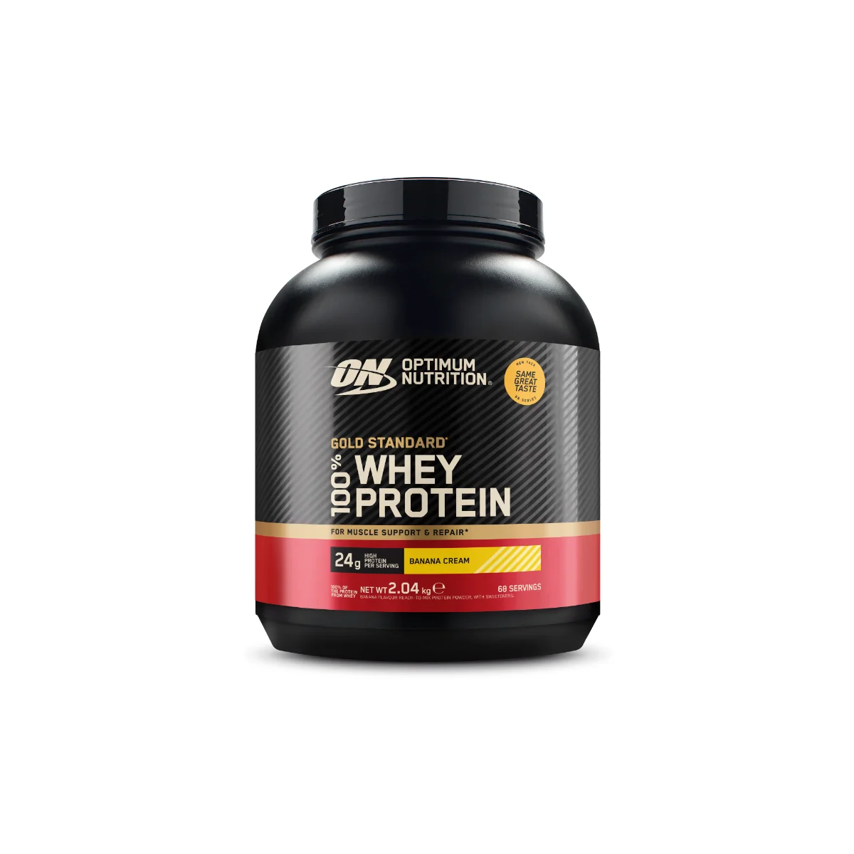 Pudra proteica proteine din zer 100% whey gold standard Banane, 2.04kg, Optimum Nutrition