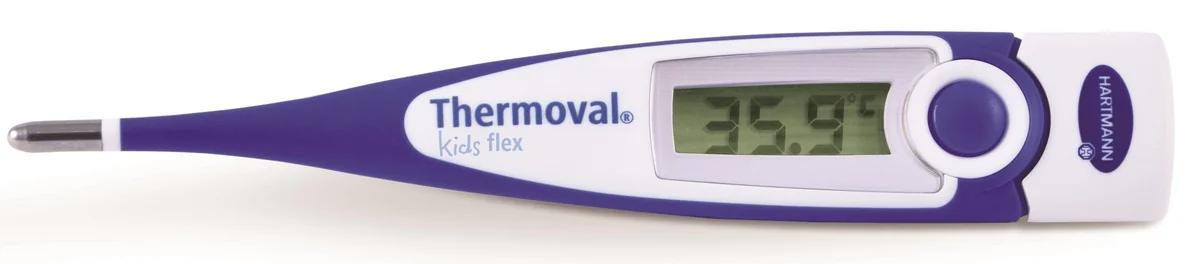 Termometru Digital Cu Timp Scurt De Masurare Si Cap Flexibil, Thermoval Kids Flex, Hartmann