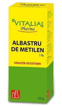 Albastru De Metilen 1%, 25 G, Vitalia