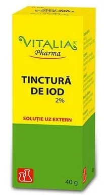 Tinctura De Iod 2%, 40 g, Vitalia