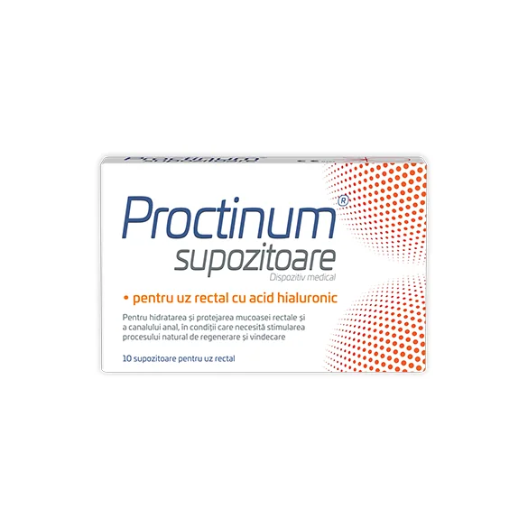 Proctinum, 10 Supozitoare, Zdrovit