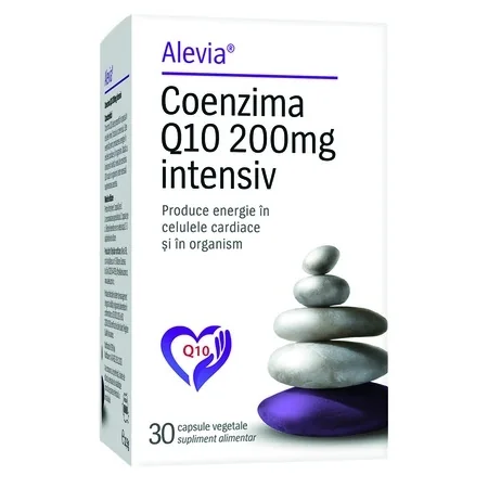Coenzima Q10 200mg Intensiv, 30 Capsule, Alevia