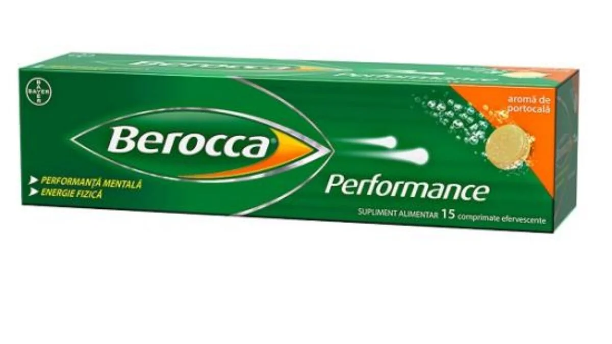 Berocca Performance, 15 Comprimate Efervescente, Bayer