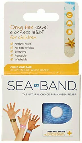 Bratara Contra Starii De Greata Pentru Copii, 2 Bucati, Sea Band