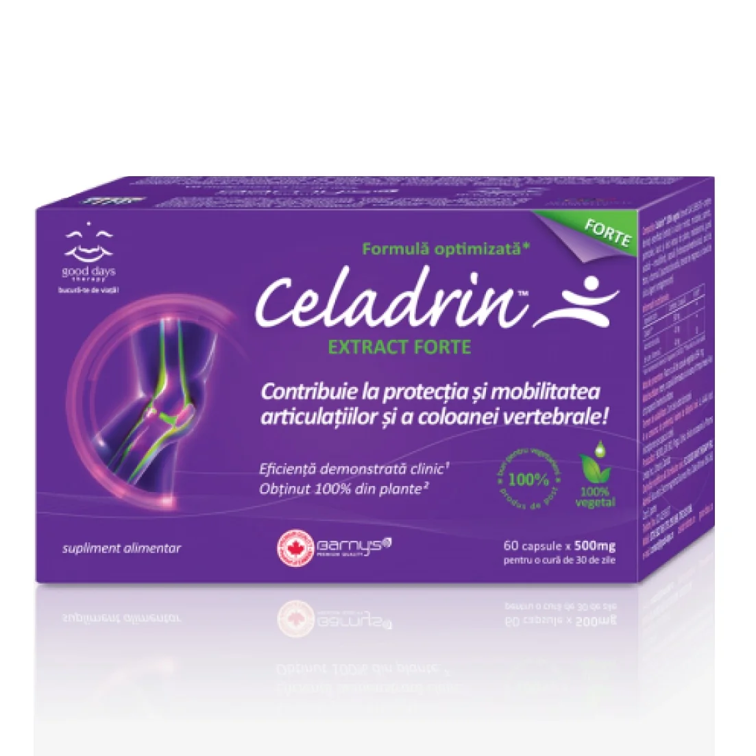 Celadrin Extract Forte 500 mg, 60 Capsule, Good Days Therapy
