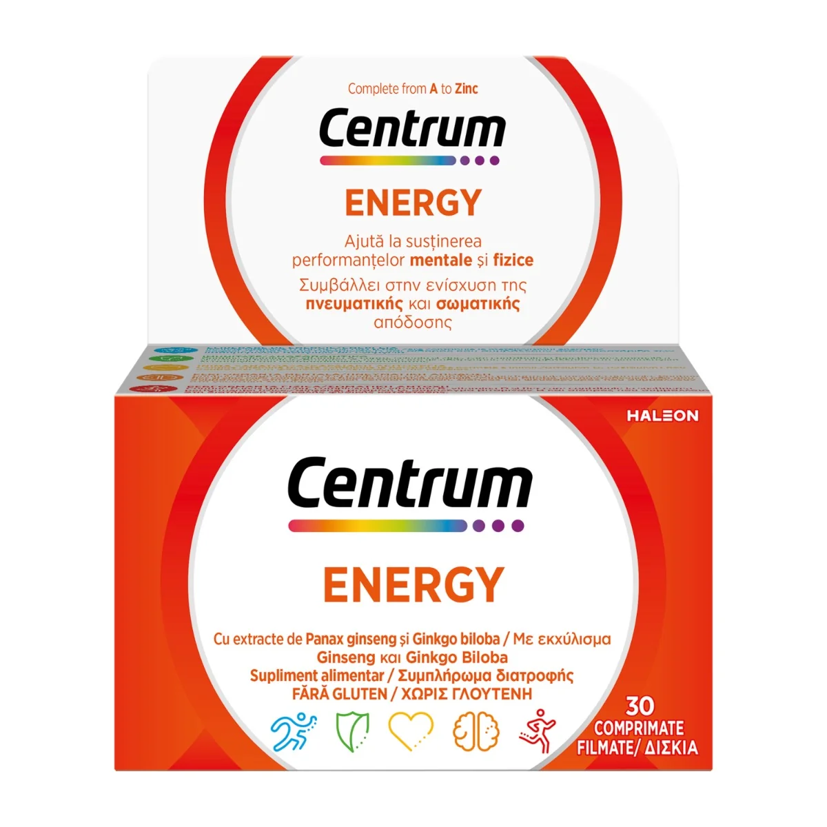 Centrum Energy, 30 Comprimate, Haleon