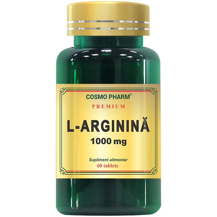 L-Arginina 1000mg, 60 Tablete, Cosmopharm