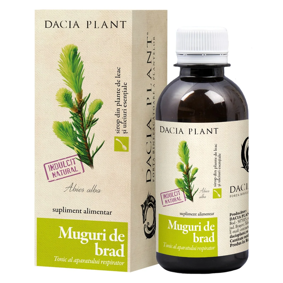 Sirop Muguri De Brad, 200ml, Dacia Plant