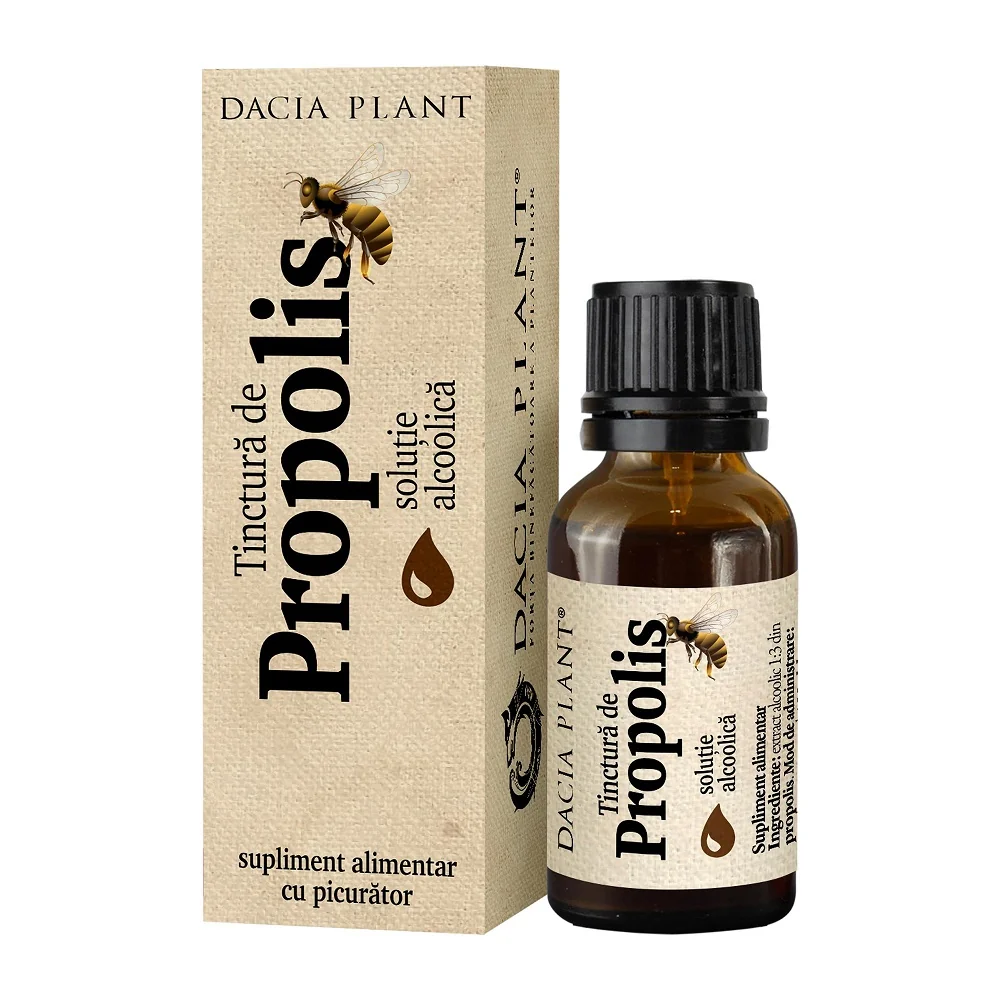 Tinctura De Propolis, 20ml, Dacia Plant