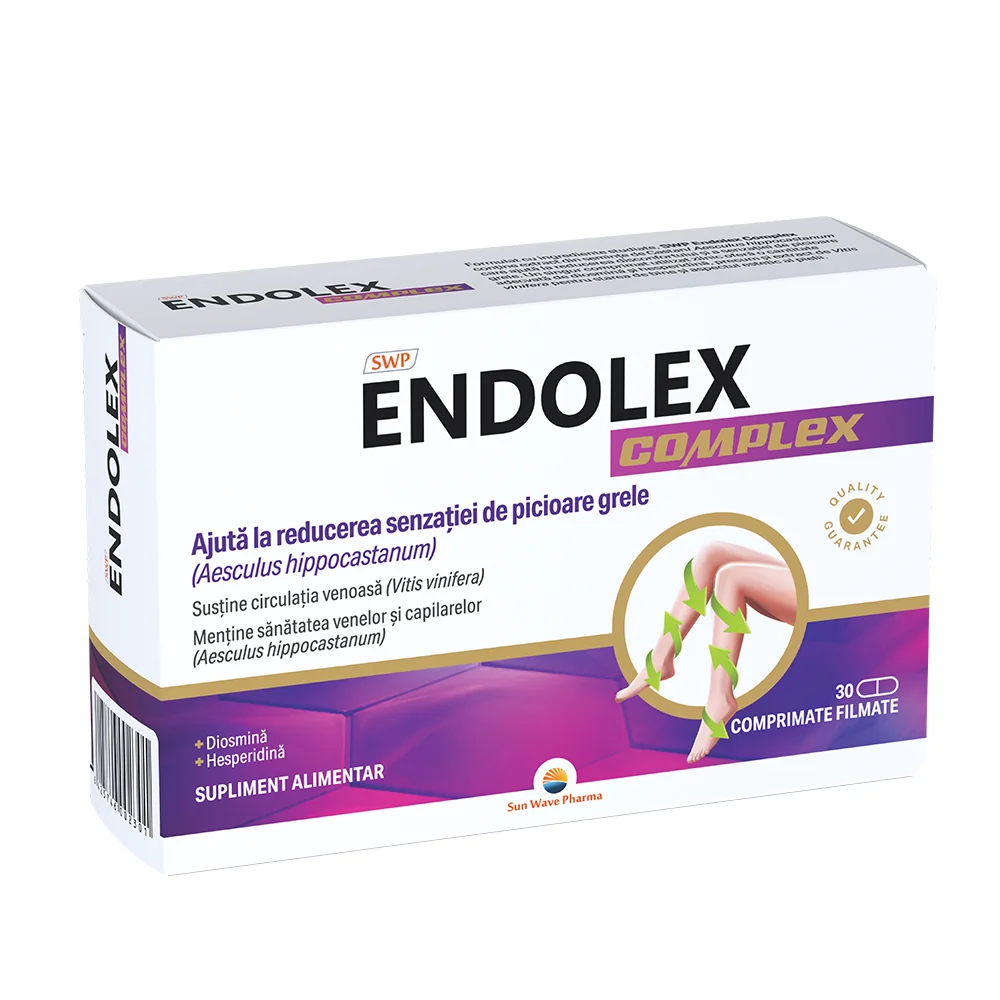 Endolex Complex, 30 Comprimate Filmate, Sun Wave Pharma