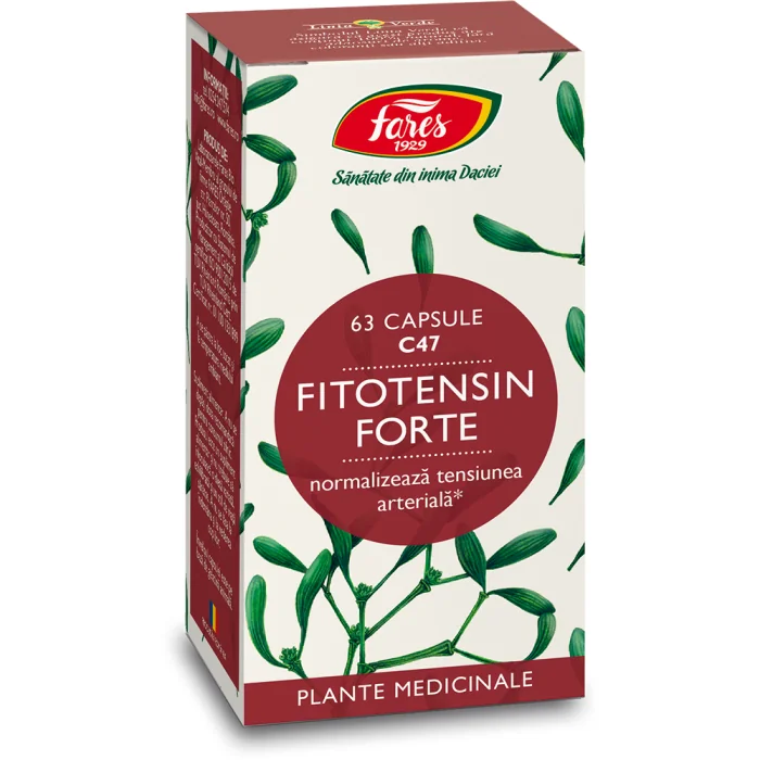 Fitotensin Forte, 63 Capsule, Fares