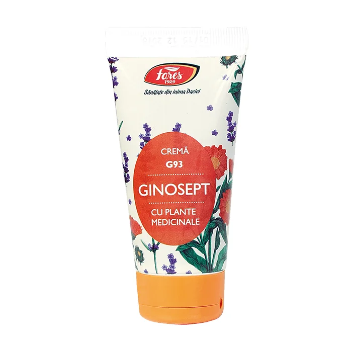 Ginosept Crema Cu Plante Medicinale, 50 ml, Fares