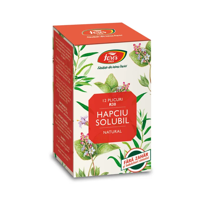 Hapciu Raceala Si Gripa Solubil, 12 Plicuri, Fares
