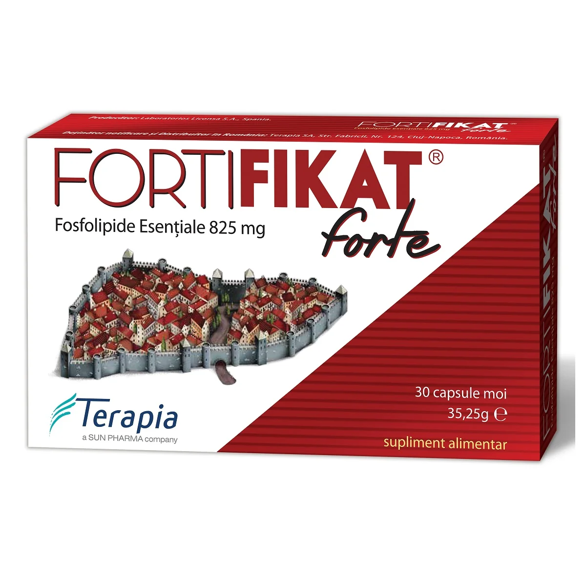 Fortifikat Forte 825 mg, 30 Capsule, Terapia