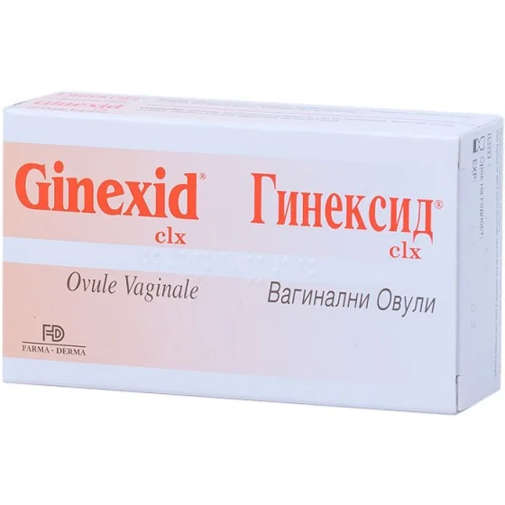 Ginexid Clx Ovule Vaginale, 10 Bucati, Farma-Derma