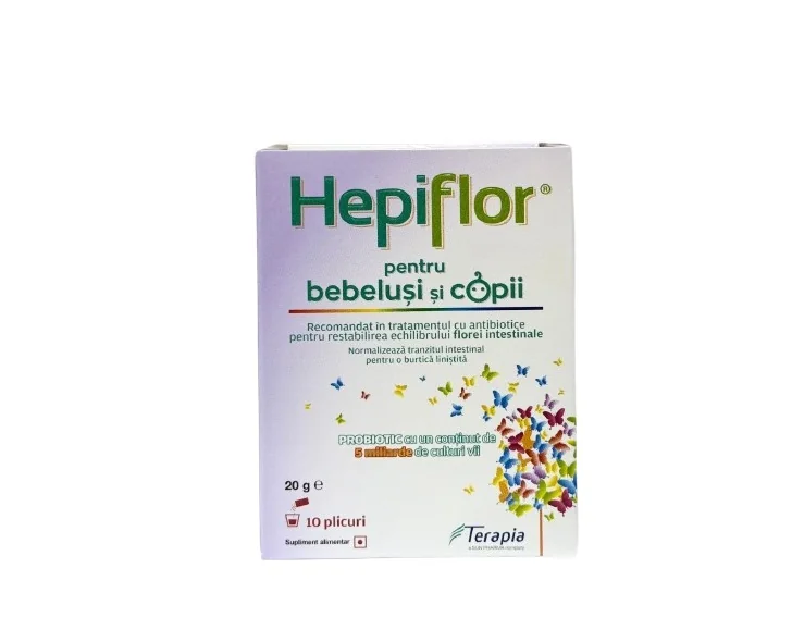 Hepiflor Pentru Bebelusi Si Copii, 10 Plicuri, Terapia