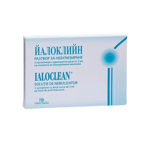 Ialoclean Solutie Pentru Nebulizari 2ML, 5 Monodoze, Farma-Derma