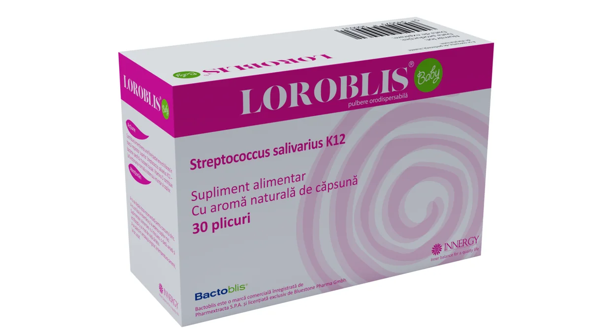 Loroblis Baby Pulbere Orodispersabila, 30 Plicuri, Innergy