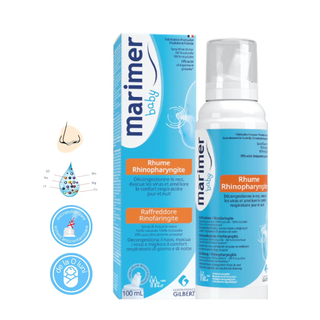 Spray Nazal Hipertonic Baby, 100ml, Marimer
