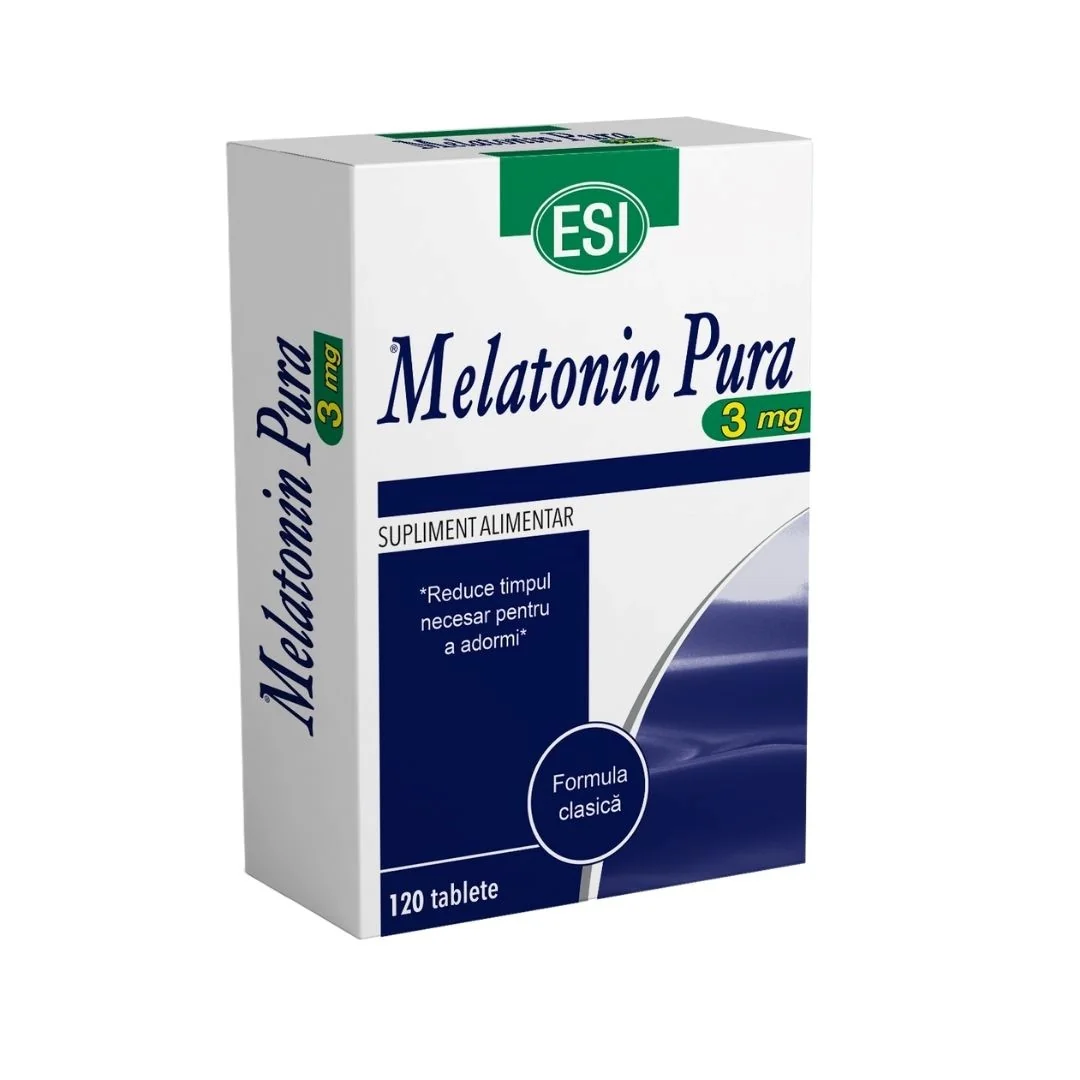 Melatonina Pura 3mg, 120 Tablete, Esi Spa
