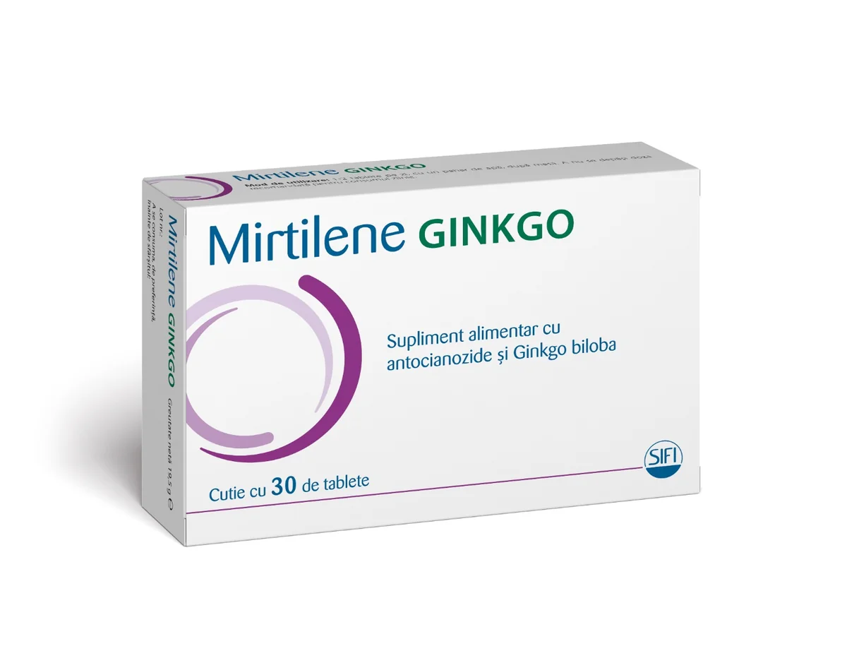 Mirtilene Ginkgo, 30 Tablete, Sifi