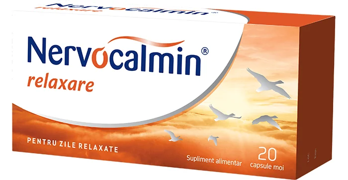 Nervocalmin Relaxare, 20 Capsule, Biofarm