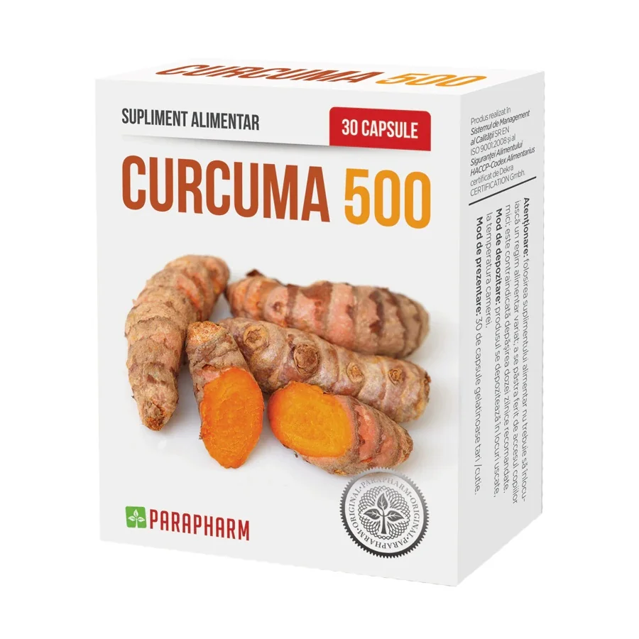 Curcuma 500, 30 Capsule, Parapharm