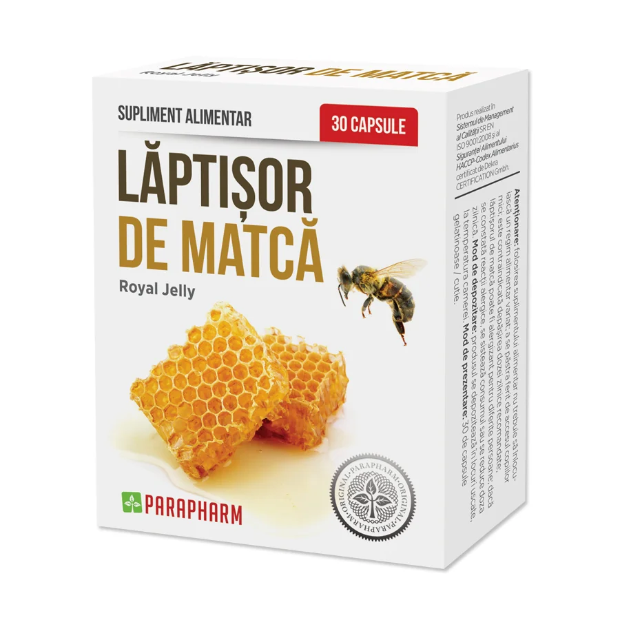 Laptisor De Matca, 30 Capsule, Parapharm