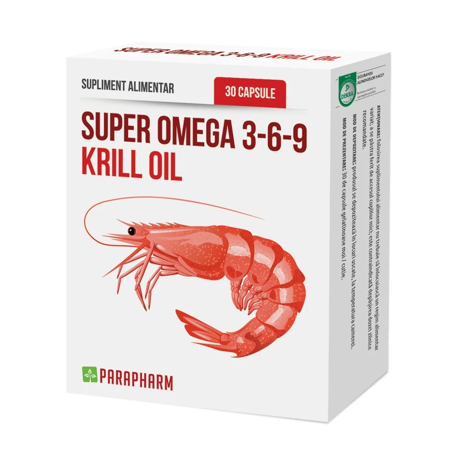 Super Omega 3-6-9, 30 Capsule, Parapharm