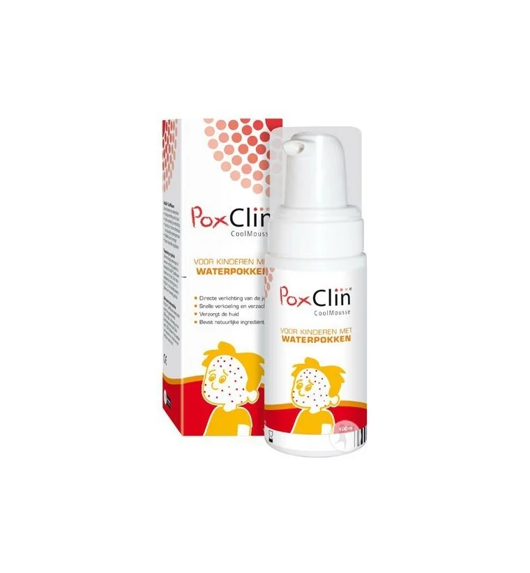 PoxClin Spumă Răcoritoare Pentru Vârsat De Vânt, 100 ml, Vitalia