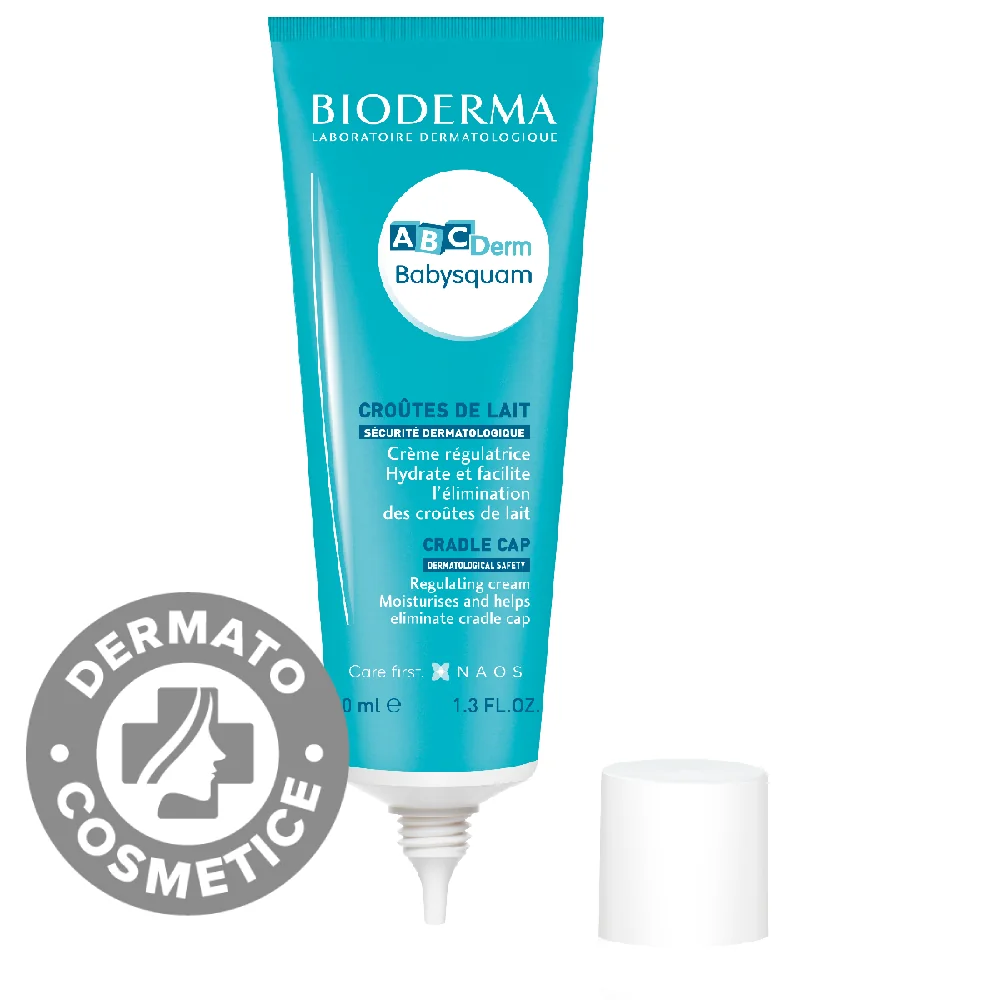 Crema Tratament Pentru Scuame ABC Derm Babysquam, 40 ml, Bioderma